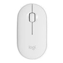 Logitech Pebble M350 Wireless Mouse - Off-White - 2.4Ghz Bt - N A - Emea - Closed Box
