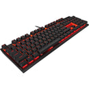 Corsair K60 Pro Mechanical Gaming Keyboard Backlit Red Led Cherry Viola Keyswitches Black.