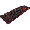 Corsair K60 Pro Mechanical Gaming Keyboard Backlit Red Led Cherry Viola Keyswitches Black.