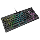Corsair K70 Rgb Tkl Mechanical Gaming Keyboard Backlit Rgb Led Cherry Mx Speed Keyswitches Black