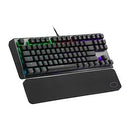 Cooler Master Ck530 V2 Rgb Keyboard; Blue Mechanical Switches; Brushed Aluminum; Included Soft And Plush Wrist Rest; Abs Keycaps