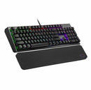 Cooler Master Ck550 V2 Rgb Keyboard; Blue Switches; Brushed Aluminum; Included Soft And Plush Wrist Rest; Abs Keycaps