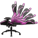 Cooler Master Caliber R2 Gaming Chair; Black And Purple; Recline; Height Adjust; Head And Lumbar Pillows; Premium Materials; Erg