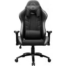 Cooler Master Caliber R2 Gaming Chair; Black; Recline; Height Adjust; Head And Lumbar Pillows; Premium Materials; Ergo