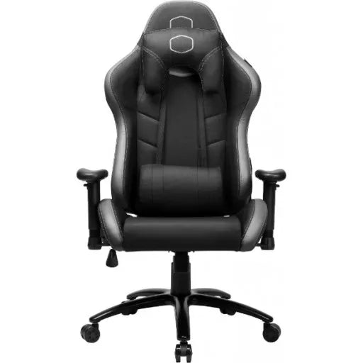 Cooler Master Caliber R2 Gaming Chair; Black; Recline; Height Adjust; Head And Lumbar Pillows; Premium Materials; Ergo