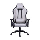 Cooler Master Caliber R2C Gaming Chair  Grey Fabric  Recline  Height Adjust  Head And Lumbar Pillows  Premium Materials  Ergo