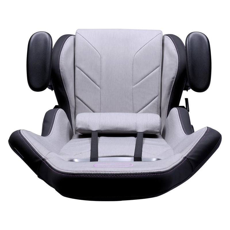 Cooler Master Caliber R2C Gaming Chair  Grey Fabric  Recline  Height Adjust  Head And Lumbar Pillows  Premium Materials  Ergo