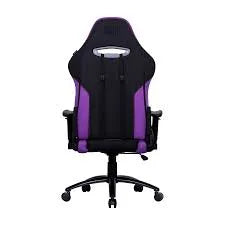 Cooler Master Cm Chair R3; Black; Grey; Purple. Ergoo Chair; Lumbar And Neckrest Support. Adjustable; Memory Foam.