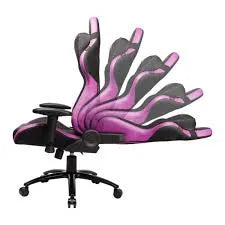 Cooler Master Cm Chair R3; Black; Grey; Purple. Ergoo Chair; Lumbar And Neckrest Support. Adjustable; Memory Foam.