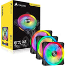 Corsair Icue Ql120 Rgb 120Mm Pwm Triple Fan With Lighting Node Core