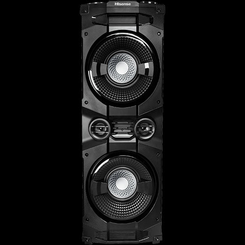 Hisense Hp130 Party Speaker: 400W Rms, Usb Mp3 Wma, Led Speakers, Bluetooth, Karaoke & Guitar Input, Party Chain, 1-Year Warranty