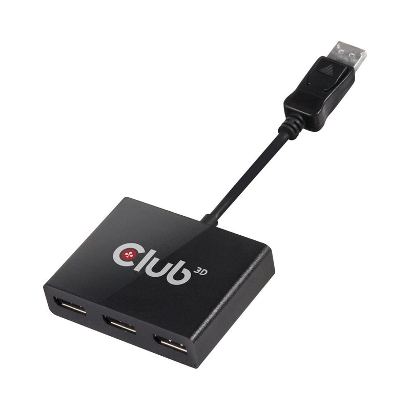 Club3D Multi Stream Transport (Mst) Hub Displayport To Triple Displayport 1.2 Monitor (Csv-5300A)