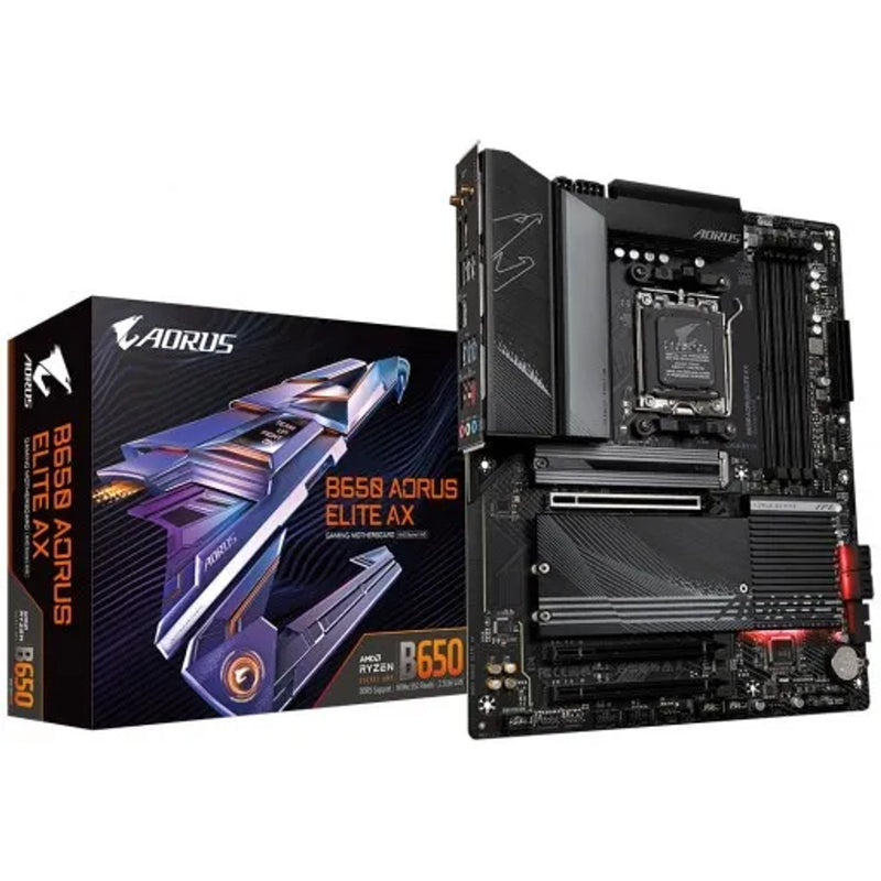 Gigabyte Amd B650 Aorus Elite Chipset For Amd Am5; 4X Ddr5; 3X M2; Hdmi Dp; Atx.