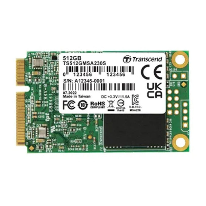 Transcend 512Gb Msa230 Msata Ssd