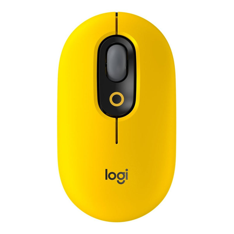 Logitech POP Silent Wireless Mouse Yellow - is a vibrant 4-button Bluetooth wireless mouse featuring high-precision optical tracking with up to 4000 DPI sensitivity. It offers silent clicks via SilentTouch switches supports connection to up to three de...