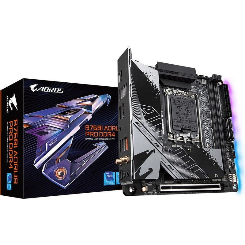 Gigabyte Intel® B760 Chipset For 12Th 13Th Gen Lga 1700; X Ddr4; 2X M2; 1Xdp 1Xhdmi; Itx.