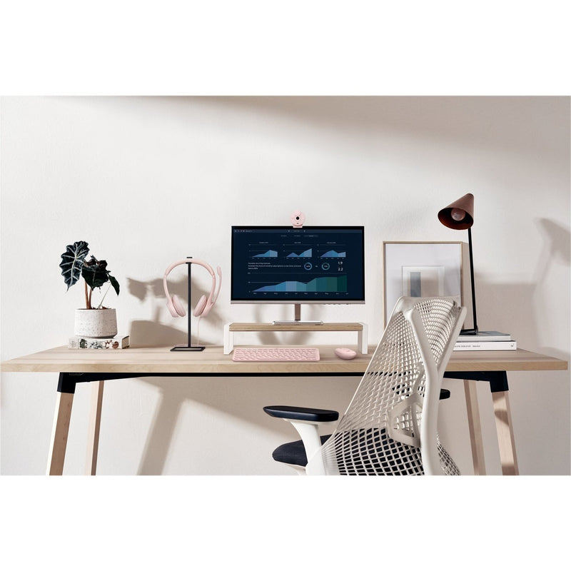 Logitech H390 USB Headset with Noise-Canceling Mic - Rose 1 year Limit warranty