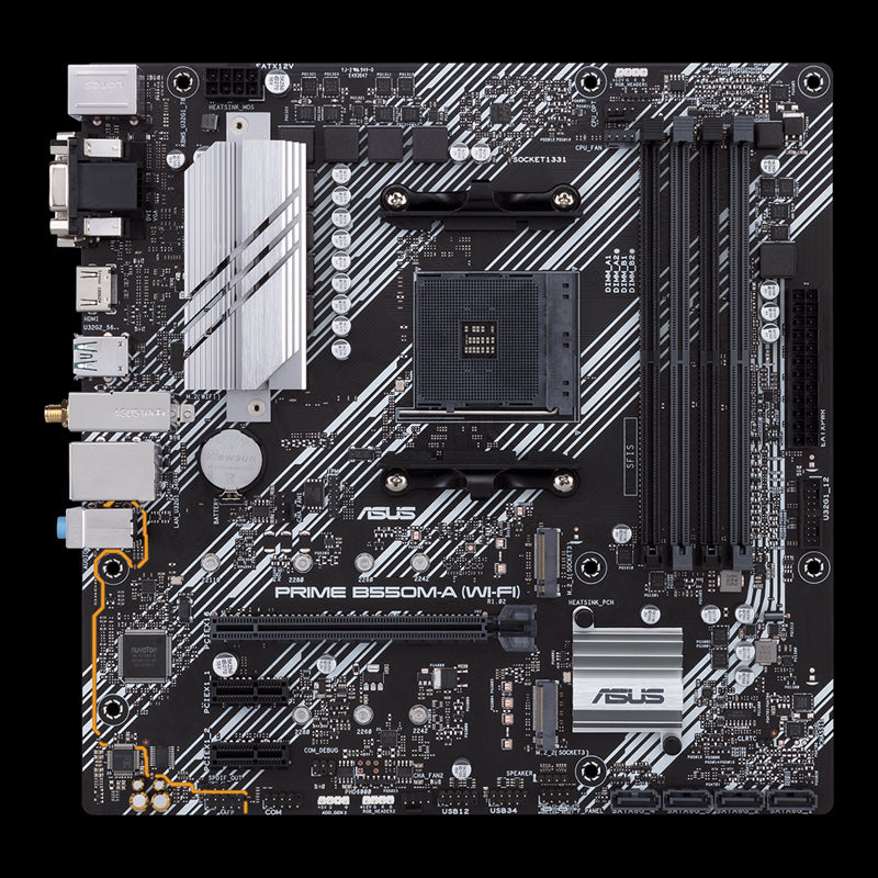 Asus Amd Am4 Socket 3Rd Gen Amd Ryzen™ 4 X Dimm Max. 128Gb Ddr4 1 X Pcie 4.0 X16 (X16 Mode) 2 X Pcie 3.0 X1 1 X M.2 Socket 3(Pci