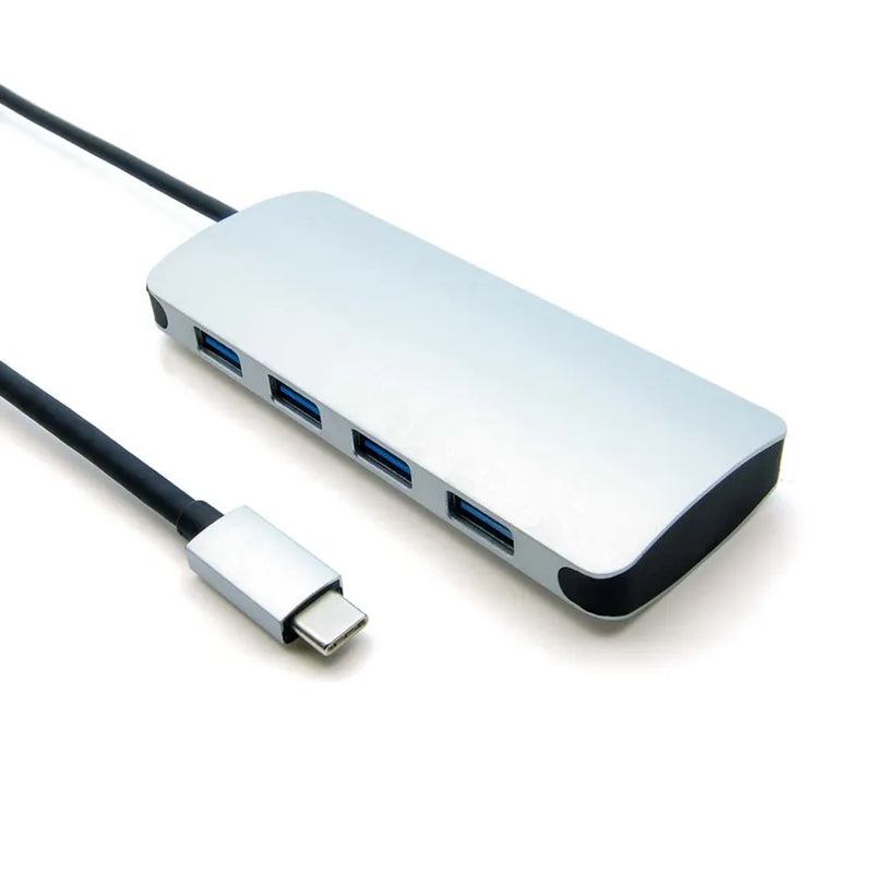 Mecer Usb2.0 To 4 Port Hub Al Case.