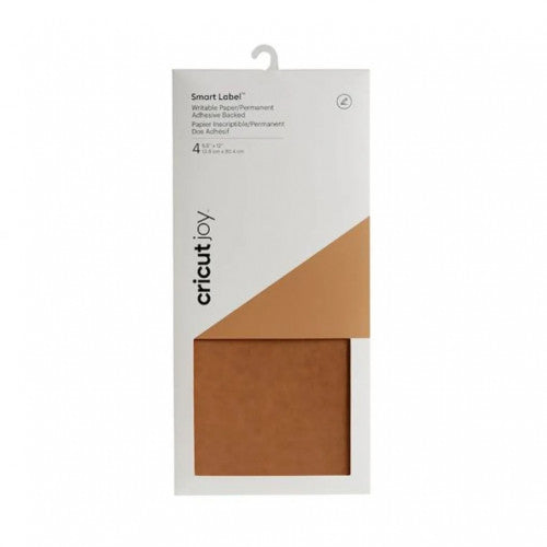 Cricut Joy Smart Labels 14X30Cm 4-Pack (Kraft Brown)