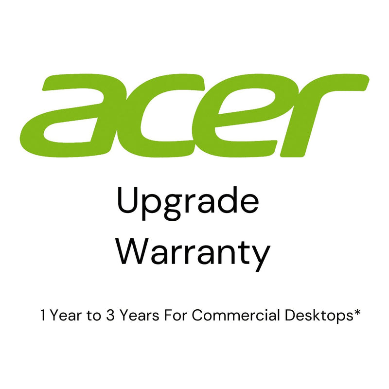Acer Dt Upgrade Warranty 1Y To 3Y Osw For Commercial Desktops (Virtual)
