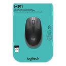 Logitech M190 Full-Size Wireless Mouse - Charcoal - 2.4Ghz - N A - Emea - M190
