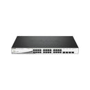 D-Link Consumer D-Link 24 Port 10 100 1000Base-T Ports + 4 Sfp Ports Web Smart Switch