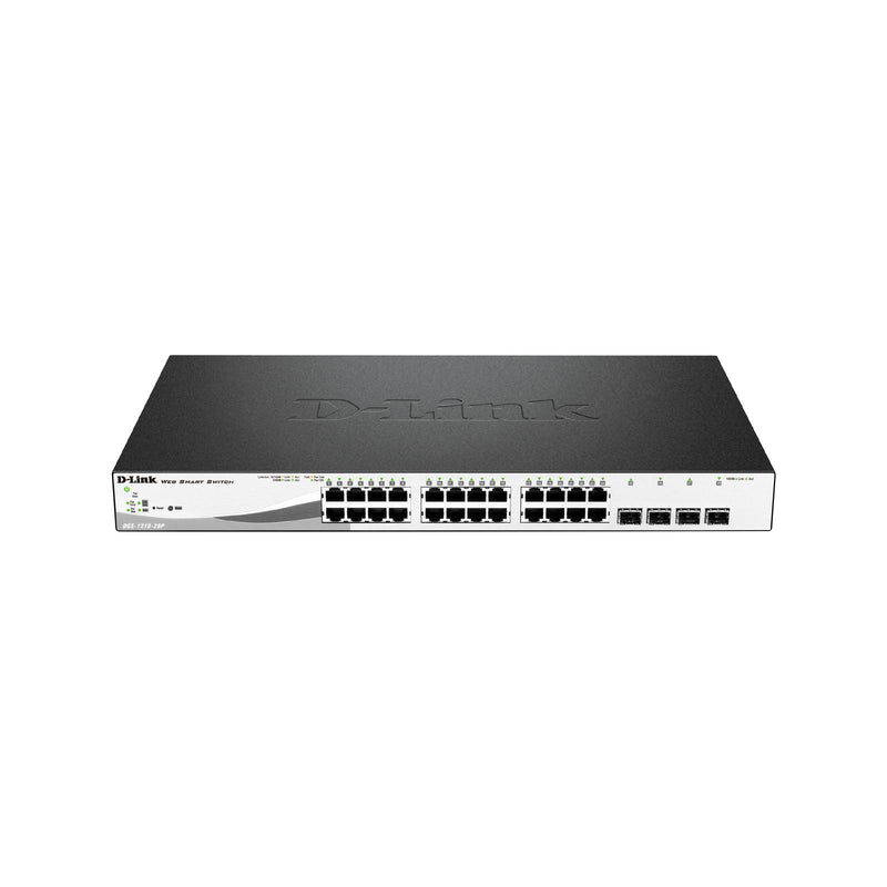 D-Link Consumer D-Link 24 Port 10 100 1000Base-T Ports + 4 Sfp Ports Web Smart Switch