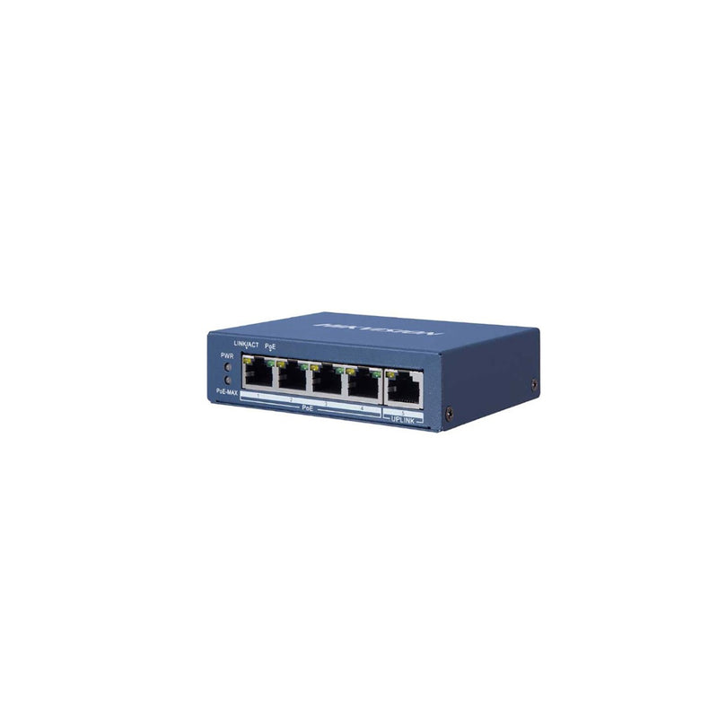 Hikvision 4-Port 10 100 1000 Mbps Gigabit Unmanaged L2 Poe Switch