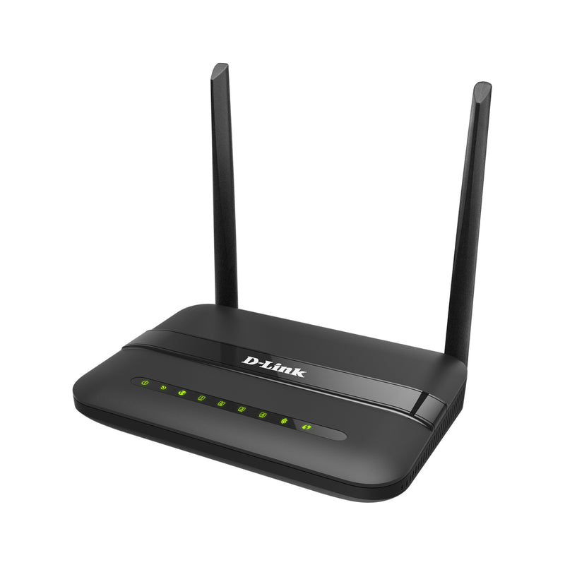 D-Link Adsl Router N300 4X 10/100 Lan Ports None Wan Port No Sim Slot 300Mbps 2.4Ghz Band No 5Ghz Band