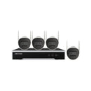 Hikvision 4Mp Wifi Bullet Kit, Includes 4 X Ds-2Cv1041G1-Idw, 1 X Ds-7104Ni-K1/W/M,Rj45, Cat5 Utp Cable, 4 X Power Cable 1 X Nvr Power Cable Hdmi 2M
