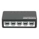 The 5-Port Fast Ethernet Switch from Intellinet Network Solutions is perfect for home offices and small-size businesses looking for a durable switch that is reliable and easy to install. Small and powerful this Fast Ethernet Switch is easy to install a...