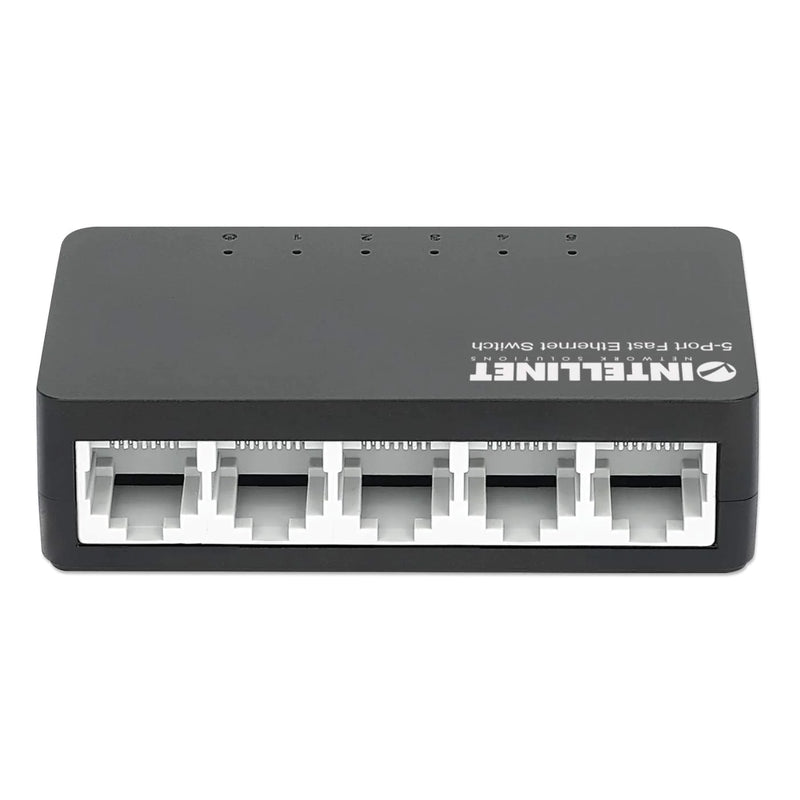 The 5-Port Fast Ethernet Switch from Intellinet Network Solutions is perfect for home offices and small-size businesses looking for a durable switch that is reliable and easy to install. Small and powerful this Fast Ethernet Switch is easy to install a...