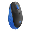 Logitech M190 Full-Size Wireless Mouse - Blue - 2.4Ghz - N A - Emea - M190