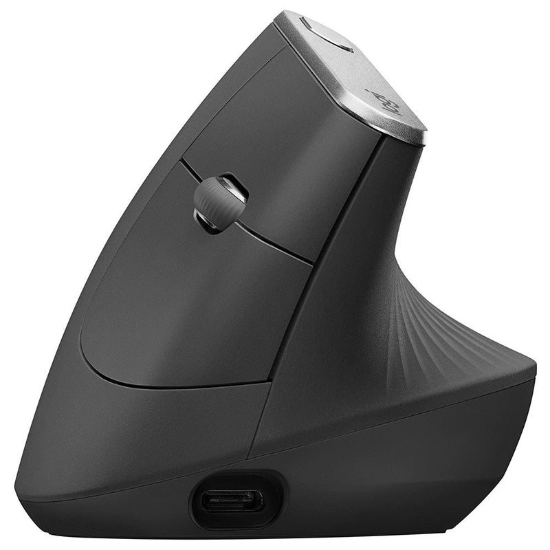 Logitech® Mx Vertical Advanced Ergonomic Mouse - Graphite - 2.4Ghz Bt - N A - Emea