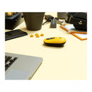 Logitech POP Silent Wireless Mouse Yellow - is a vibrant 4-button Bluetooth wireless mouse featuring high-precision optical tracking with up to 4000 DPI sensitivity. It offers silent clicks via SilentTouch switches supports connection to up to three de...