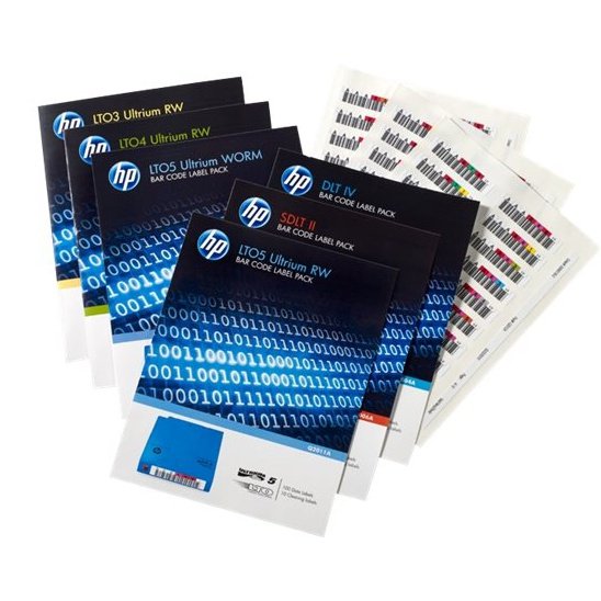 Hpe Lto-7 Ultrium Rw Bar Code Label Pack