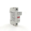 Solarix Rail Mount 1 Pole Dc Fuse Holder- Modular Design , Can Hold Up To 30A Fuse, Rated 1000Vdc, Wire Range 1Mm2 To 10Mm2, Withstand Rating 20Ka, Colour White, Retail Box, No Warranty