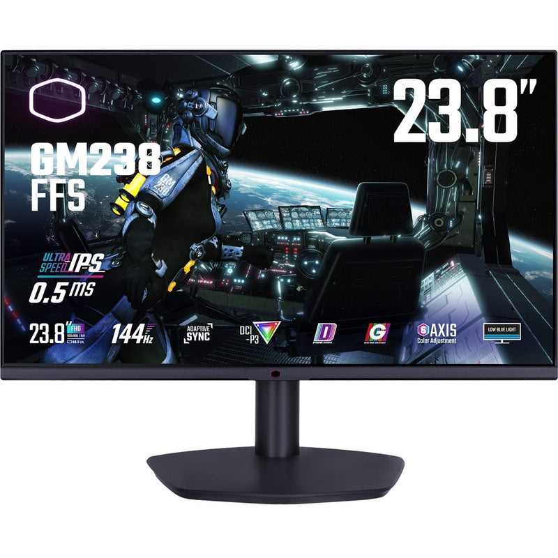 Cooler Master Gm24; Fhd 1920 X 1080; 144Hz; Ips; Hdr10; 0.5Ms Response Time; Dci-P3 90% Srgb 120%.