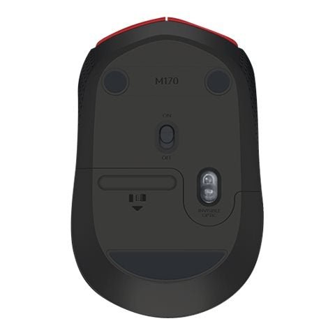 Logitech M171 Wireless Mouse - Red-K - 2.4Ghz - N A - Emea - M171 10Pk Shipper Auto