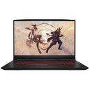 Msi Katana Gf76 11Ud Black 17.3'' Fhd 144Hz Rtx3050 Ti 4Gb I7-11800H 8Gb*2 Ram 512Gb Ssd Win11 H Bag 2Yr. Warranty