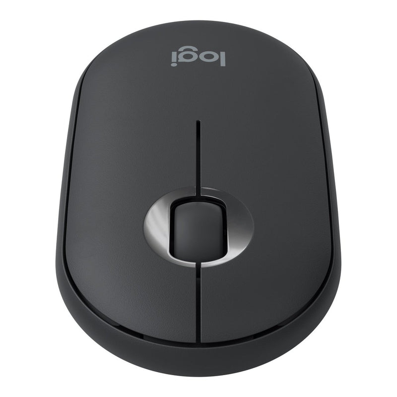 Logitech Pebble M350 Wireless Mouse - Graphite - 2.4Ghz Bt - N A - Emea - Closed Box
