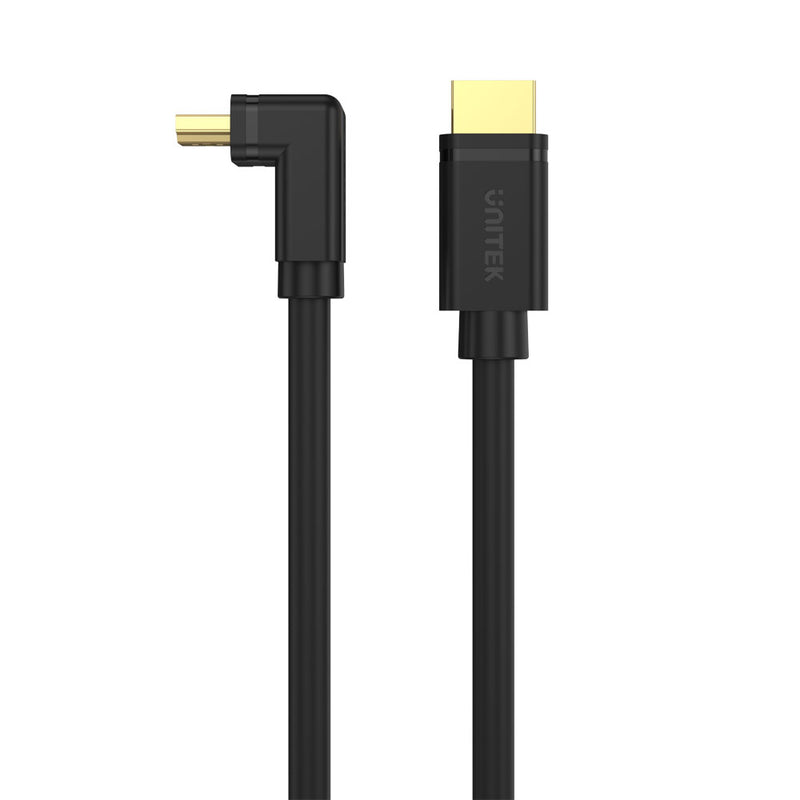 Unitek 4K 60Hz Hdmi2.0 Right Angle 90 Degree Cable (Y-C1001 - Y-C1002) - 2M