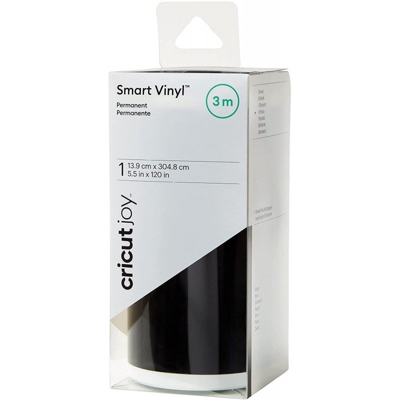 Cricut Joy Smart Vinyl Permanent 14X300Cm (Black)