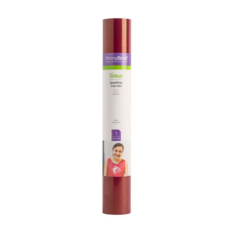 2004427 - Cricut Sportflex Iron-On 29X60Cm (Wine)