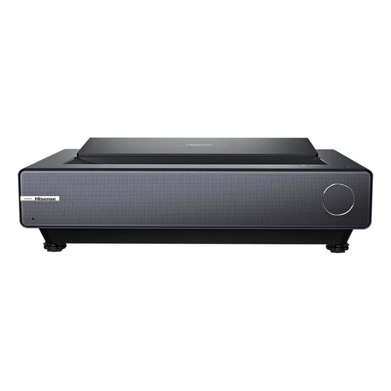 Hisense PX1-PRO PX1 Series 90 inch to 130 inch Trichroma UHD Laser Android Smart TV Projector - 3840 x 2160 Resolution 2200 ANSI Lumens Built-in Wi-Fi 802.11AC 2x HDMI inputs 2x USB ports 4 year Limited Warranty