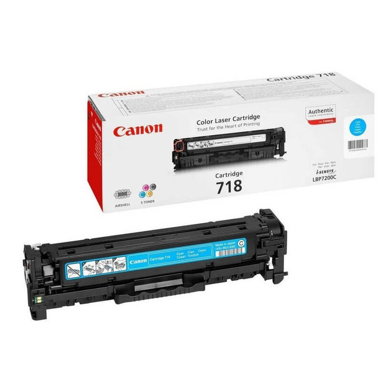 Canon 718 Cyan Cartridge (Lbp7660Cdn) - 2900 Pages @ 5%