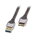 Lindy Usb3.0 Type-A Male To Micro-B Male Cable - Cromo Line - 2M