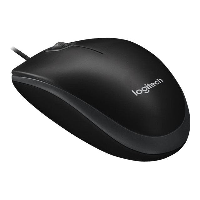 Logitech B100 Optical Usb Mouse For Bus - Black - Usb - N A - Emea - Hendrix White Box B100