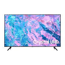 Samsung 43" Uhd Tv - Purcolor, Crystal Processor 4K Engine, Hdr 10+, Smart Tv (Tizen Os), Adaptive Sound